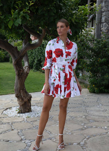 Conchiglia linen dress
