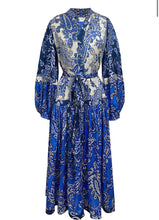 Load image into Gallery viewer, Dress Carlotta blue