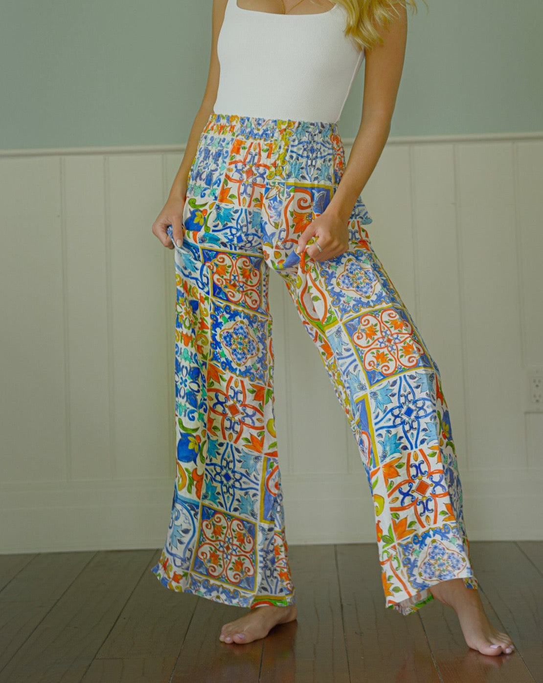 Majolica Beach Pants