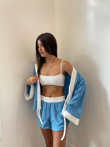 Terry kimono set (blue)