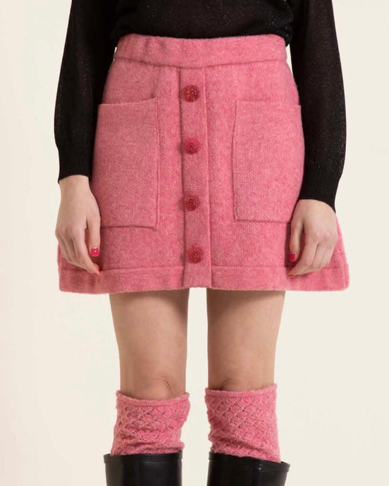 Sweater mini skirt